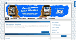 Desktop Screenshot of consommersansillusion.ca